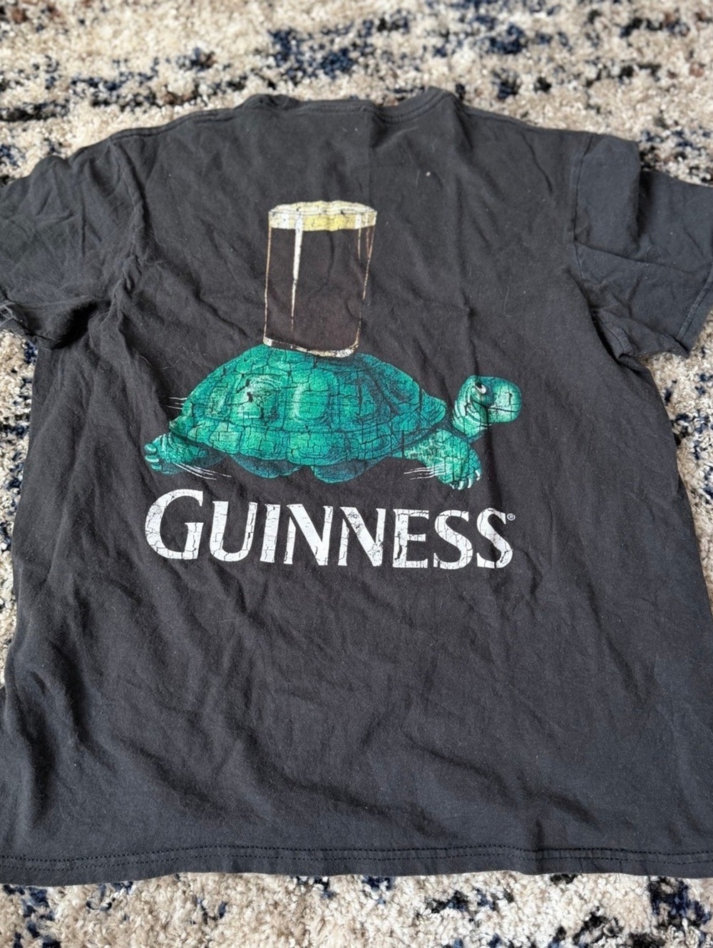 Guinness Turtle Graphic Tee Black M